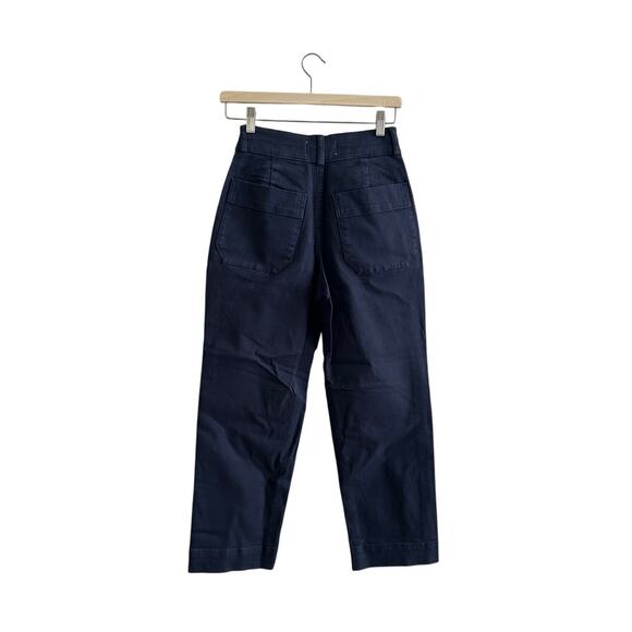 Everlane The Organic Straight-Leg Pant in True Navy 2 - Picture 6 of 8